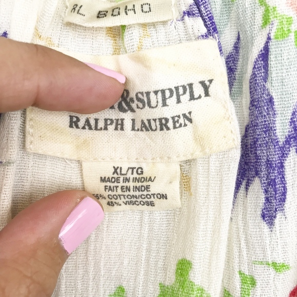 Ralph Lauren Denim and Supply Boho Blouse Top - Picture 6 of 6